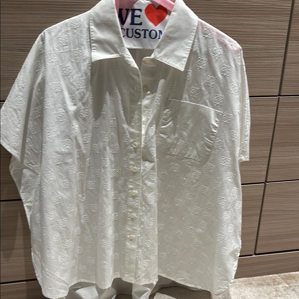 Loewe Short Sleeve Button-Up Shirt